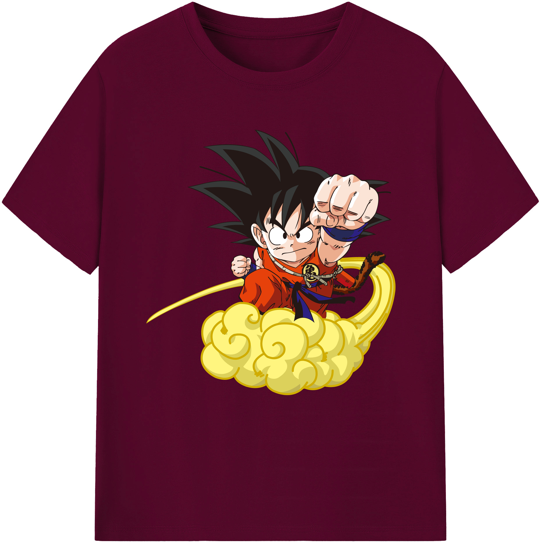 （画像用） ドラゴンボール 孫悟空（そん ごくう）Son Goku カカロット DRAGON BALL Kakarotto レディースカジュアルプリントTシャツ（綿100％）